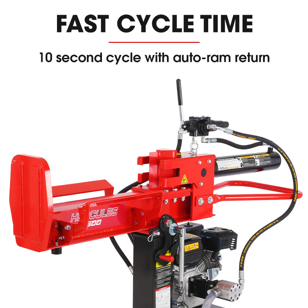 BAUMR-AG 20 Tonne Petrol Hydraulic Wood Log Splitter, Horizontal and Vertical Log Splitter - HPS500