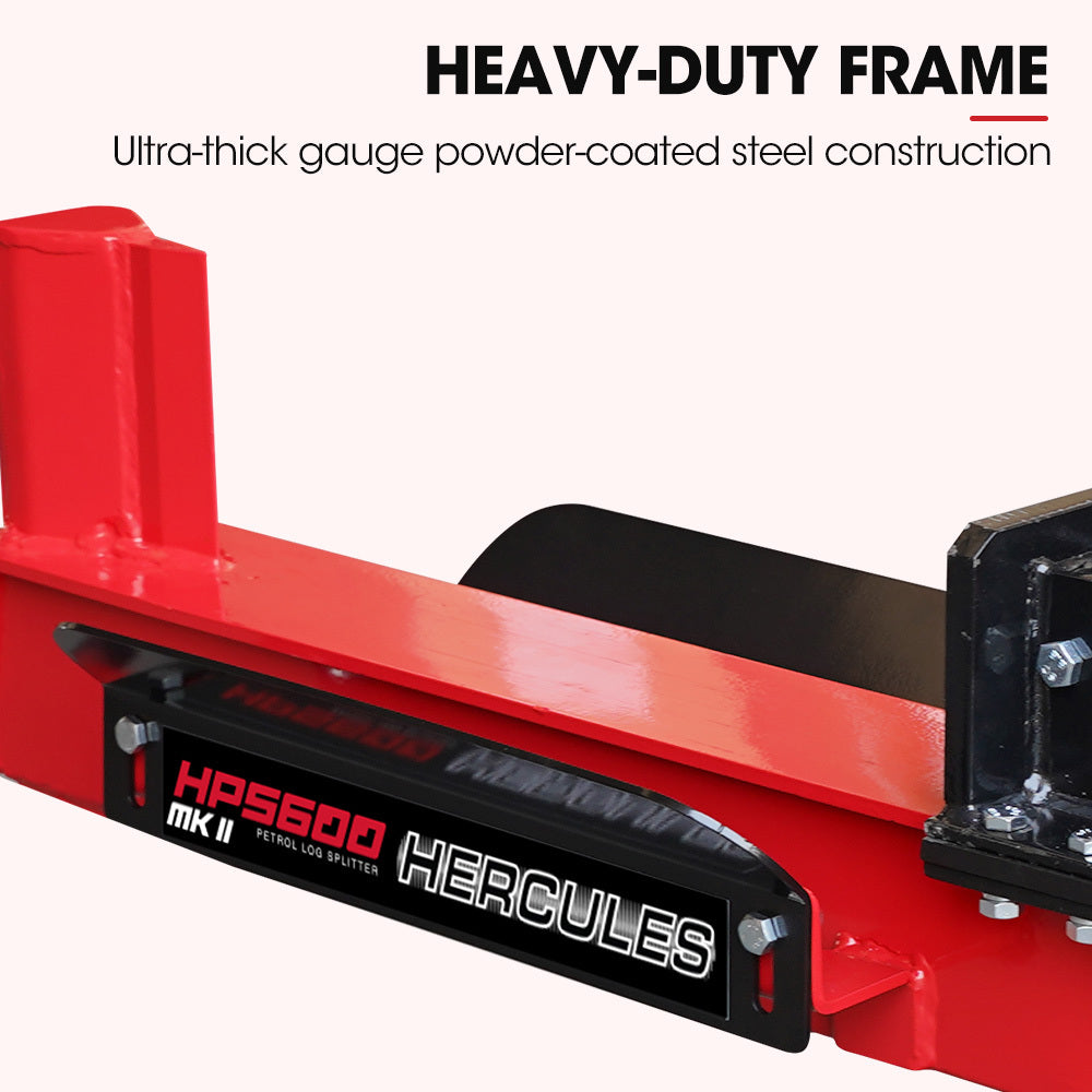BAUMR-AG 20 Tonne Petrol Hydraulic Wood Log Splitter - HPS600