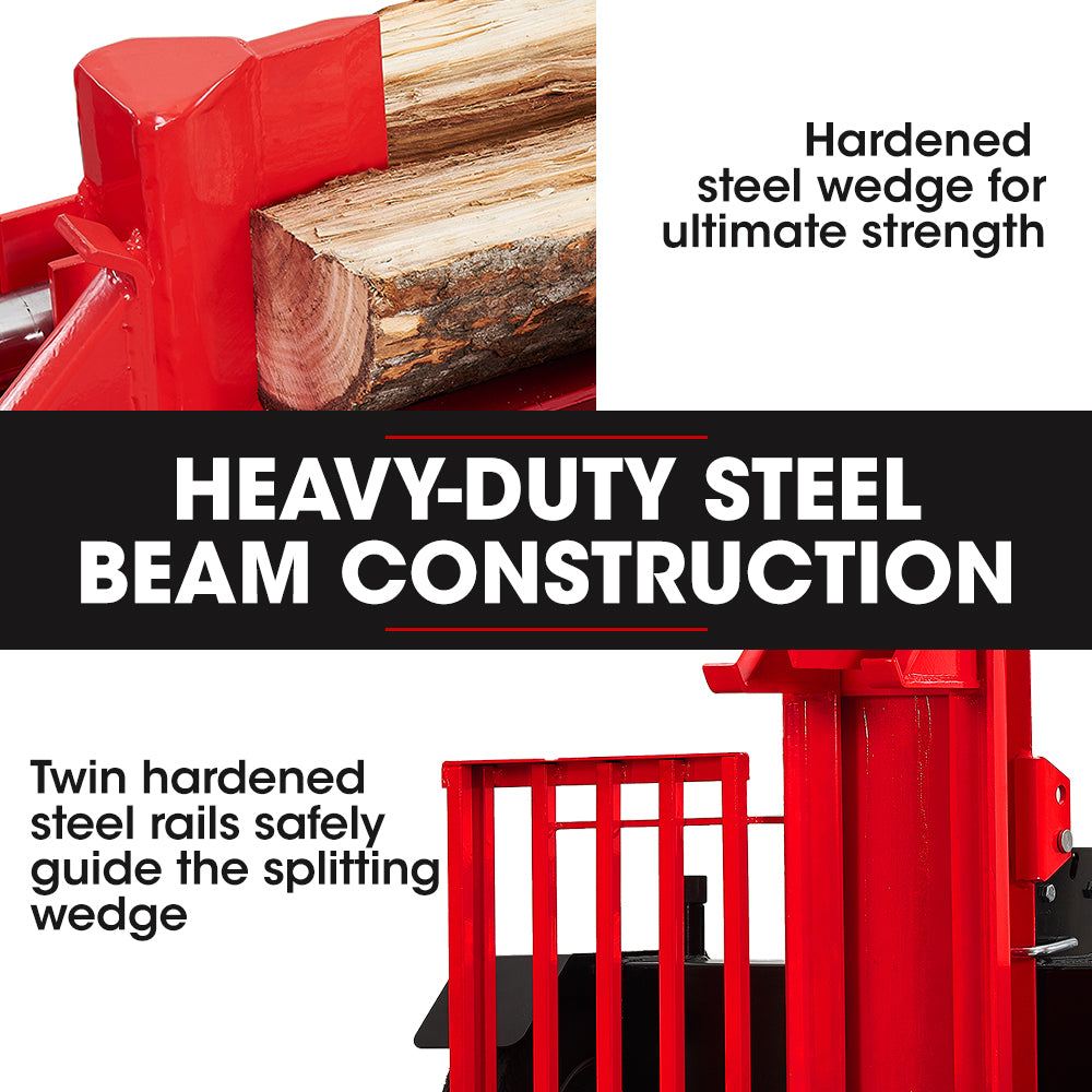 BAUMR-AG 40 Tonne Petrol Hydraulic Horizontal and Vertical Towed Wood Log Splitter - HPS700