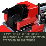 BAUMR-AG 65 Tonne Petrol Hydraulic Wood Horizontal and Vertical Towed Log Splitter with Detachable 4