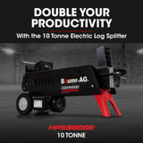 BAUMR-AG 4 Way Wood Log Splitting Wedge for 10 Tonne Electric Log Splitter