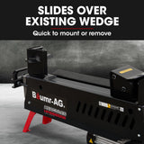 BAUMR-AG 4 Way Wood Log Splitting Wedge for 10 Tonne Electric Log Splitter - Top-Down View
