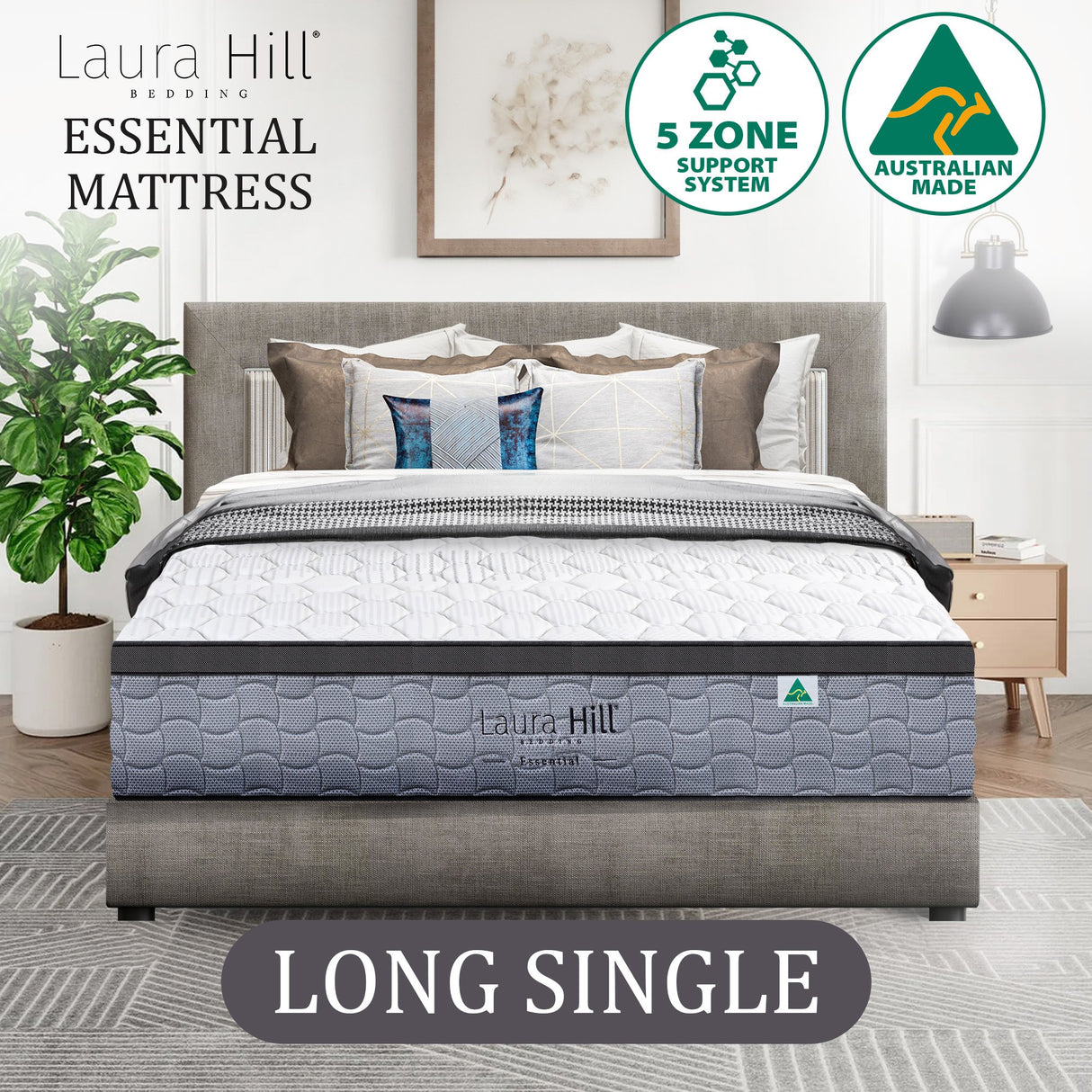 Laura Hill Essential Australian Made Long Single Premium Mattress