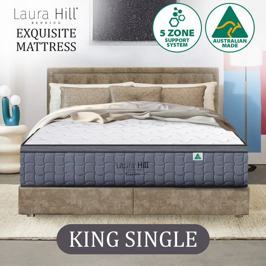 Laura Hill Exquisite Australian Made King Single Premium Mattress, image 11