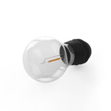 23m Solar LED Festoon String Lights for Outdoor Christmas and Party Decor - Side View