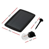 68m Solar Festoon Lights Outdoor LED String Light Christmas Party Decorations - Front View