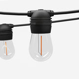 86m Solar Festoon Lights Outdoor LED String Light Christmas Party Decorations - Side View