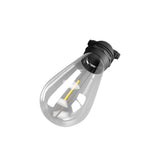 50m Solar Festoon Lights Outdoor LED String Light Xmas Party Decorations - Top-Down View