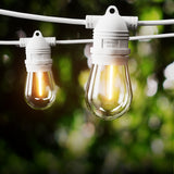 77M LED Festoon Light Outdoor String Light Christmas Wedding Party Decorations - Close-Up Angle