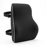 Artiss Ergonomic Lumbar Support Cushion for Office Chair and Car Memory Foam Lumbar Pillow for Back, Breathable Back Support Pillow with Adjustable Straps for Office Gaming Car Home