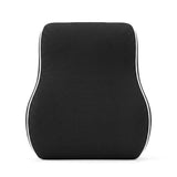 Artiss Ergonomic Lumbar Support Cushion for Office Chair and Car Memory Foam Lumbar Pillow for Back, Breathable Back Support Pillow with Adjustable Straps for Office Gaming Car Home