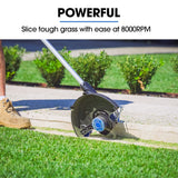 POWERBLADE LN4 20V Cordless Electric Line Trimmer & Garden Edger Kit, with Battery and Fast Charger