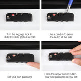 Wanderlite 2Set 20-28 Inch Luggage with TSA Lock Spinner Travel Suitcase Carry On Hard Shell Luggage Case White - Close-Up Angle