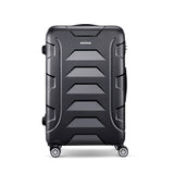 Wanderlite 28 Inch Luggage with TSA Lock Spinner Travel Suitcase Carry On Hard Shell Luggage Case Black - Side View