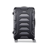 Wanderlite 28 Inch Luggage with TSA Lock Spinner Travel Suitcase Carry On Hard Shell Luggage Case Black - Side View