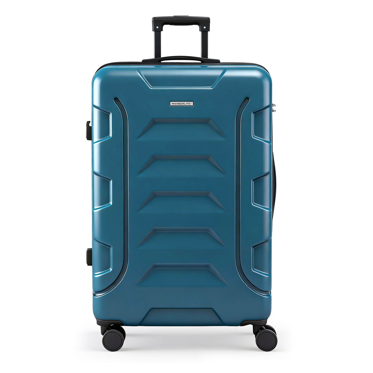 Wanderlite 28" Luggage Suitcase Trolley Travel TSA Lightweight Hard Case Teal