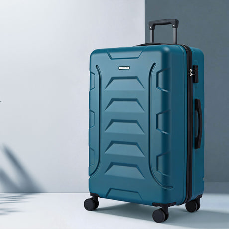 Wanderlite 28" Luggage Suitcase Trolley Travel TSA Lightweight Hard Case Teal, image 9
