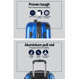 Wanderlite 20-28 Inch Luggage 2Set with TSA Lock Spinner Carry On Hard Shell Travel Suitcase Luggage