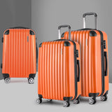 Wanderlite 20-24-28 Inch Luggage 3Set with TSA Lock Spinner Carry On Hard Shell Travel Suitcase Lugg
