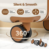 Wanderlite 5pcs Luggage Suitcase Set Trolley Travel TSA Lightweight Hard Case - Close-Up Angle