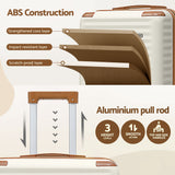 Wanderlite 5pcs Luggage Suitcase Set Trolley Travel TSA Lightweight Hard Case - Low Angle