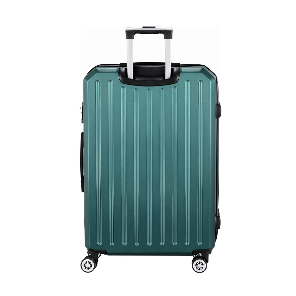 Wanderlite 28-inch Luggage Set with TSA Lock?ABS Hard Shell Travel Suitcase Organiser Luggage Case Atrovirens