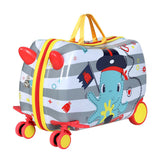 Wanderlite 17 Kids Ride On Luggage Children Suitcase Trolley Travel Octopus