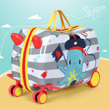Wanderlite 17 Kids Ride On Luggage Children Suitcase Trolley Travel Octopus