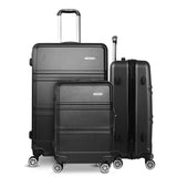 Wanderlite 3Set 20-24-28 Inch Luggage with TSA Lock Spinner Travel Suitcase Carry On Hard Shell Lugg