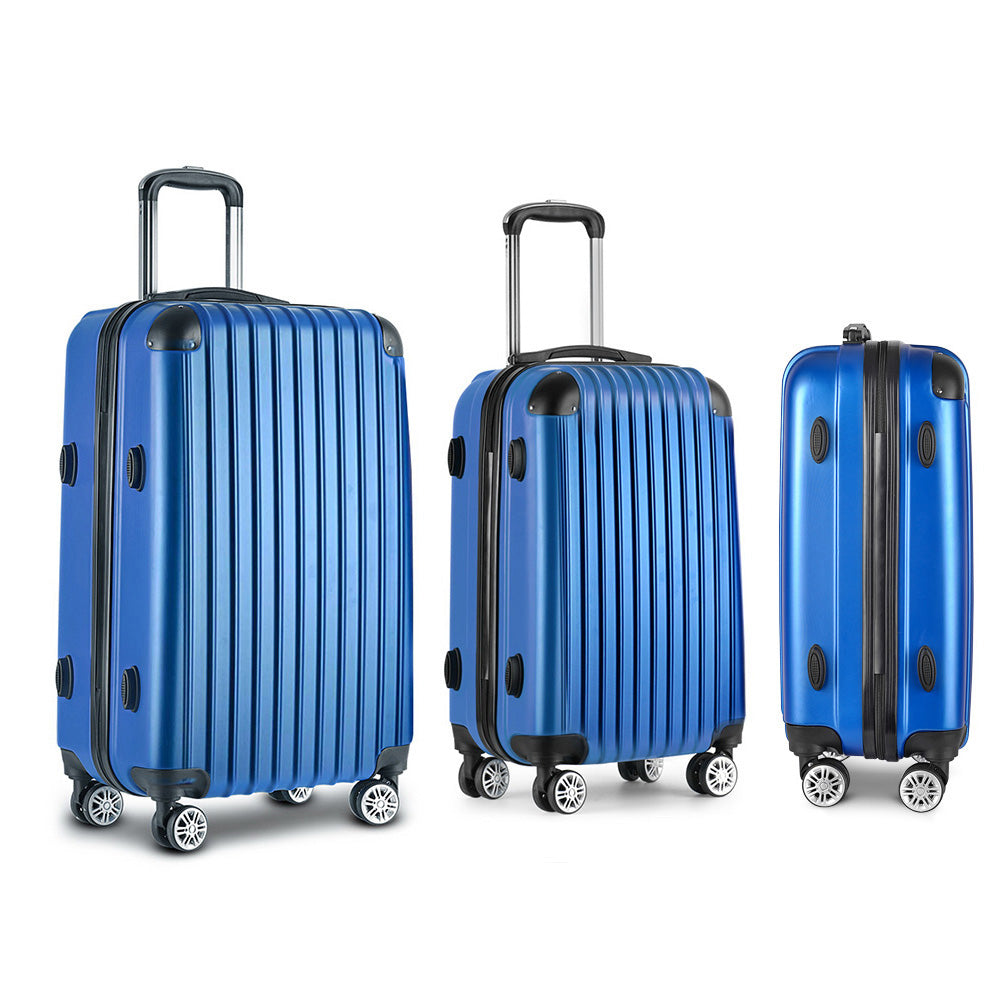 Wanderlite 3 Set Luggage 20-24-28 Inch with TSA Lock Spinner Hard Shell Travel Suitcase Luggage Orga
