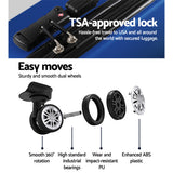 Wanderlite 3 Set Luggage 20-24-28 Inch with TSA Lock Spinner Hard Shell Travel Suitcase Luggage Orga