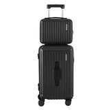 Wanderlite 2pcs Trunk Luggage Suitcase Travel Carry On TSA Lock 12
