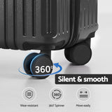 Wanderlite 2pcs Trunk Luggage Suitcase Travel Carry On TSA Lock 12