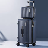 Wanderlite 2pcs Trunk Luggage Suitcase Travel Carry On TSA Lock 12