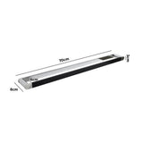 Single Towel Rail 70cm Rack Bar Holder Chrome TB700 - Top-Down View