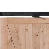 Antique Style Sliding Barn Double Door - 45-Degree Angle