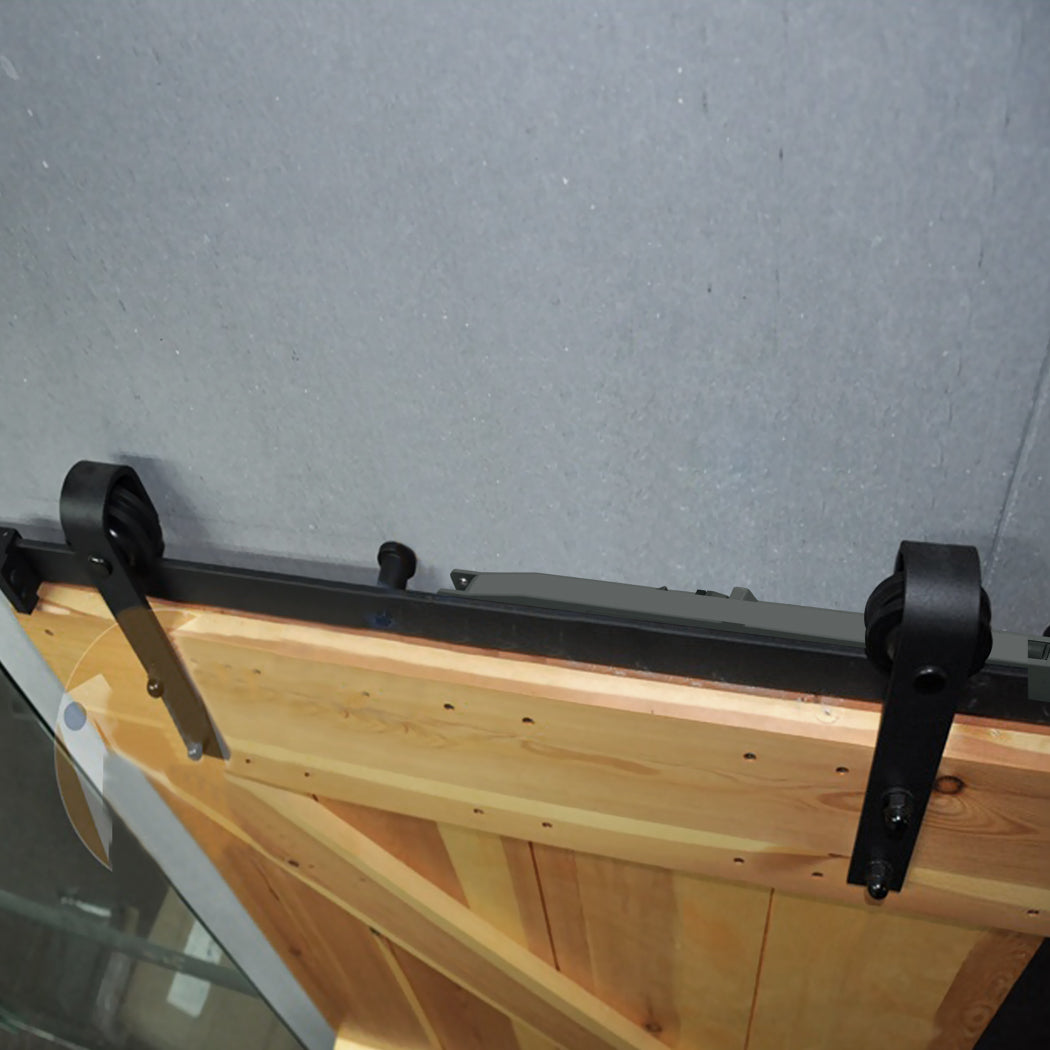 Antique Style Sliding Barn Double Door-1954802906809110535