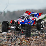 Centra RC Car 1:16 4WD Off-Road Race Blue - Close-Up Angle