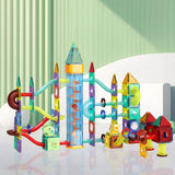 Kids Magnetic Tiles Blocks Dinosaur - Rear View