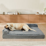 Pawz Orthopedic Dog Bed XXL Grey - Rear View