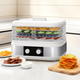 Spector 5 Trays Stainless Steel Food Dehydrator Dryer - Rear View