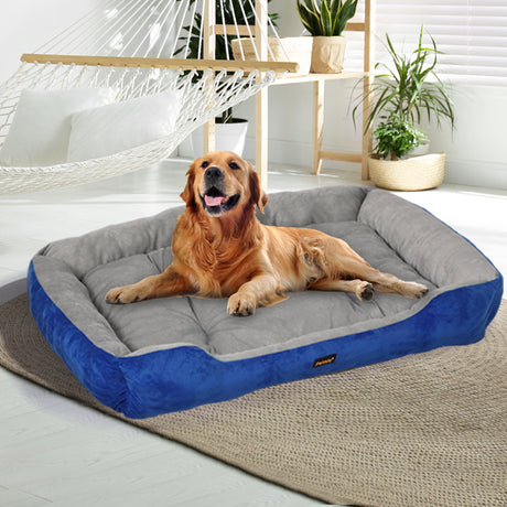 PaWz Pet Bed Dog Beds Bedding Mattress XL Navy X-Large-2018816711091949574