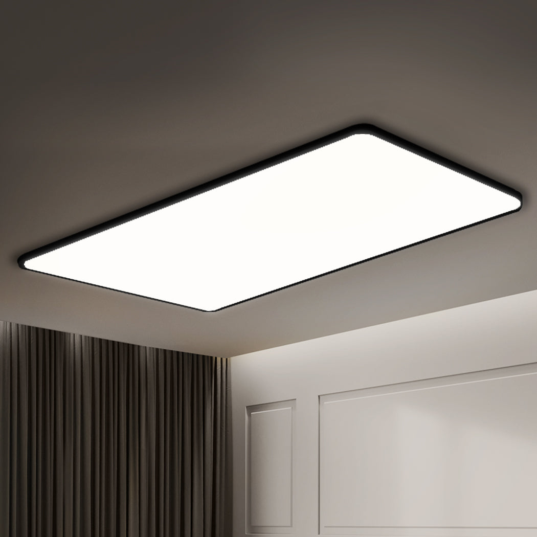 EMITTO 3-Colour Ultra-Thin 5CM LED Ceiling 90W Black-2018816811671359494