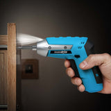 Traderight 4V Cordless Screwdriver 1300mAh 210rpm Speed - Rear View