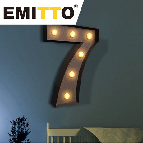 LED Metal Number Lights Free Standing-2006733427558191110