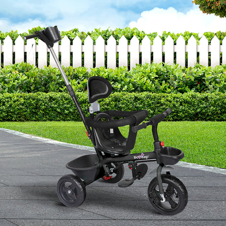 BoPeep Kids Tricycle Ride On Trike Toddler Black-2006733203628494854