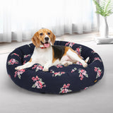 PaWz Dog Calming Bed Pet Cat Washable L Large - Rear View
