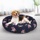 PaWz Dog Calming Bed Pet Cat Washable L Large - Rear View