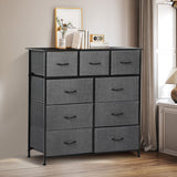 Levede 9 Chest of Drawers Storage Cabinet - Close-Up Angle