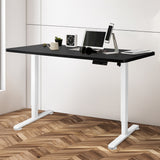 Levede Motorised Standing Desk Adjustable 140cm Black 1000x 1MM - Rear View